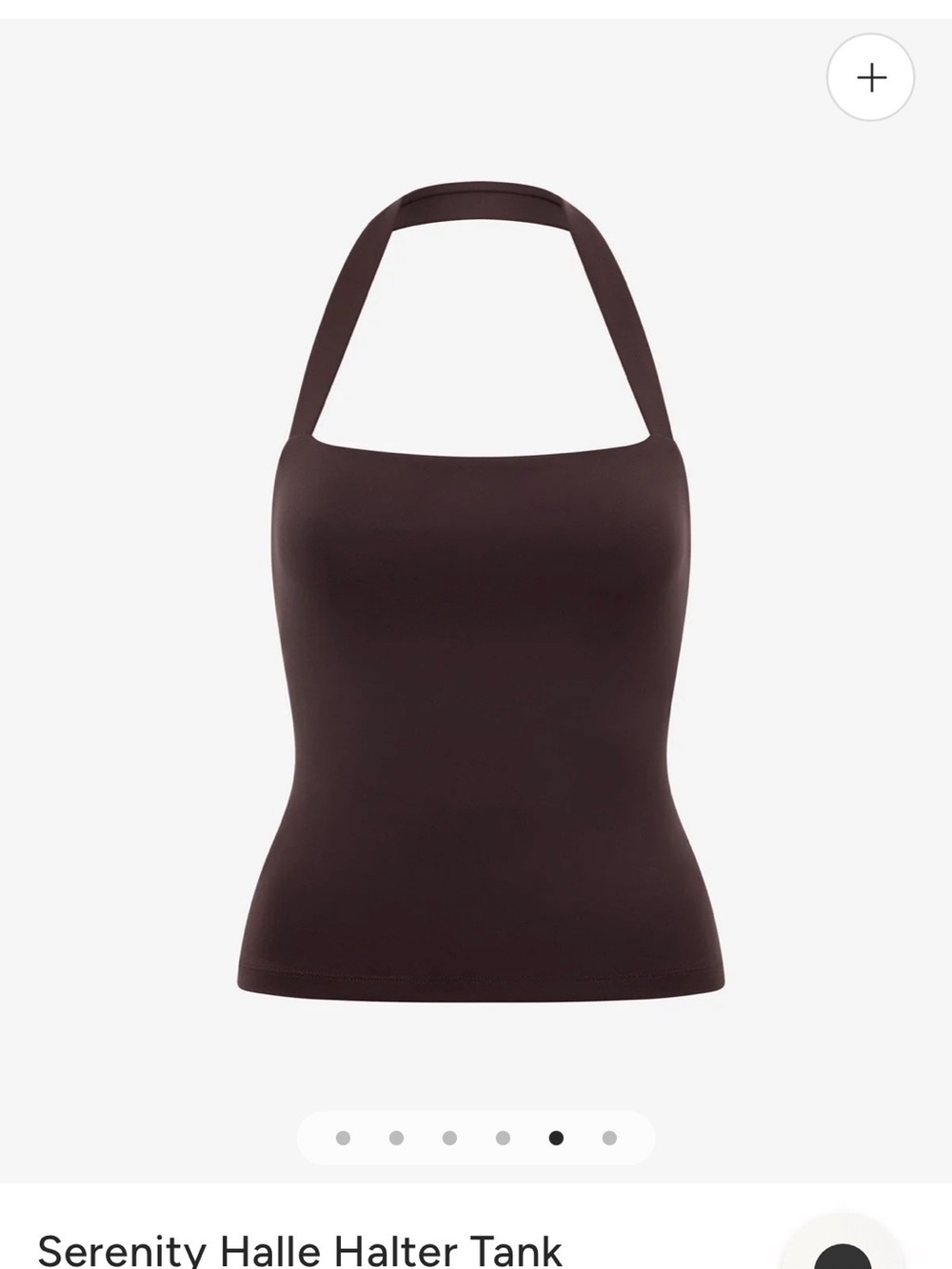 CSB Serenity Halle Halter Tank Espresso Medium